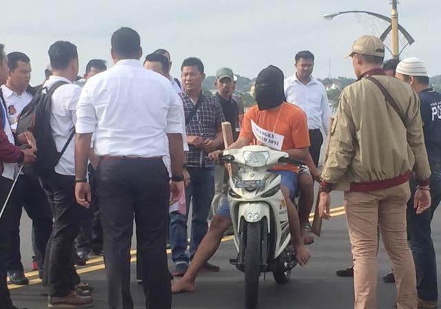 Rekonstruksi Tewasnya Johan di Jembatan Dompak, Ada Fakta Baru