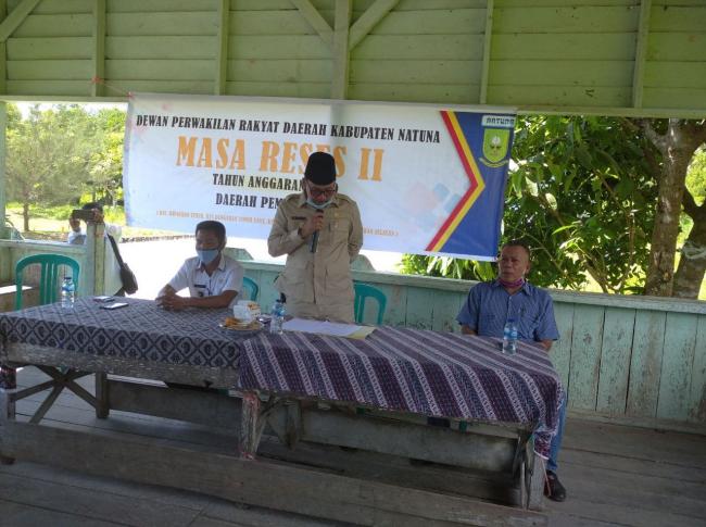 Jaring Aspirasi di Teluk Depih, Jarmin Janji Kawal Pengadaan Posyandu