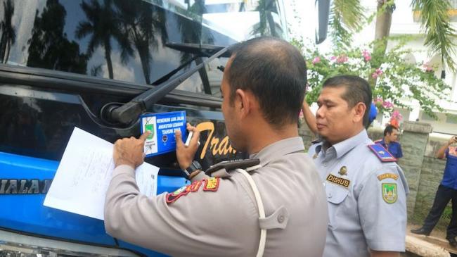 Hanya Mutar-mutar Batam, Angkutan Mudik Darat di Batam Tetap Dicek