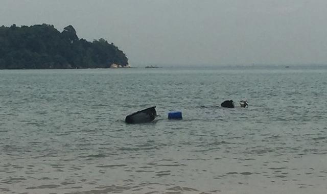 Foto-foto Bangkai Kapal Patroli BC yang Meledak