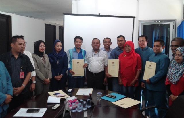 Dua Pasangan Wali Kota dan Wakil Wali Kota Batam Dinyatakan Lolos Verifikasi