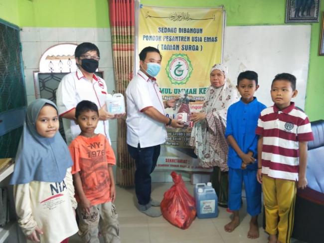 ITM Kepri Bagikan Sembako hingga Hand Sanitizer untuk Panti Asuhan di Tanjungpinang