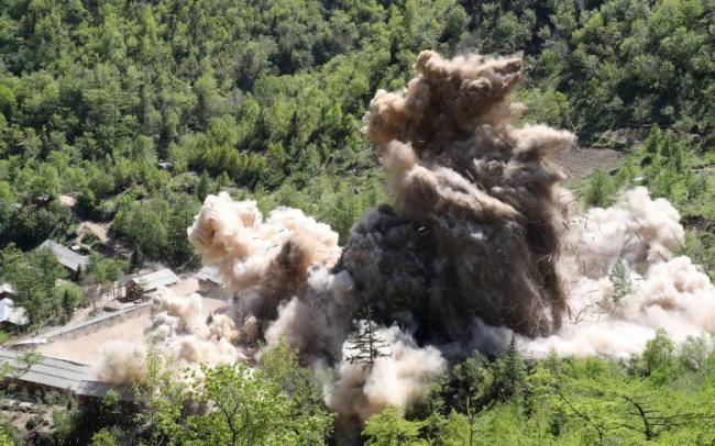 Korea Utara Ledakan 3 Lokasi Nuklir