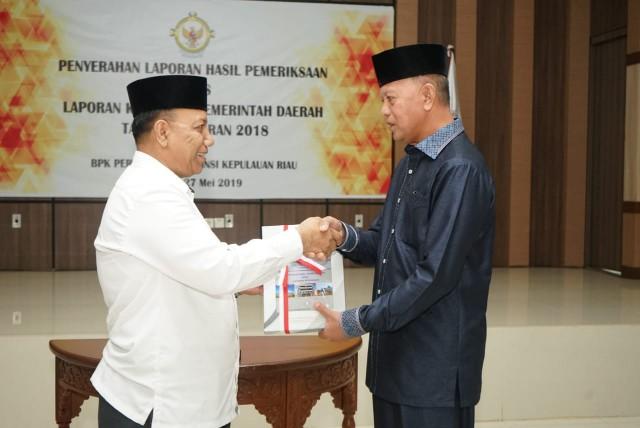 Pemko Tanjungpinang Raih Predikat WTP 5 Tahun Berturut-turut