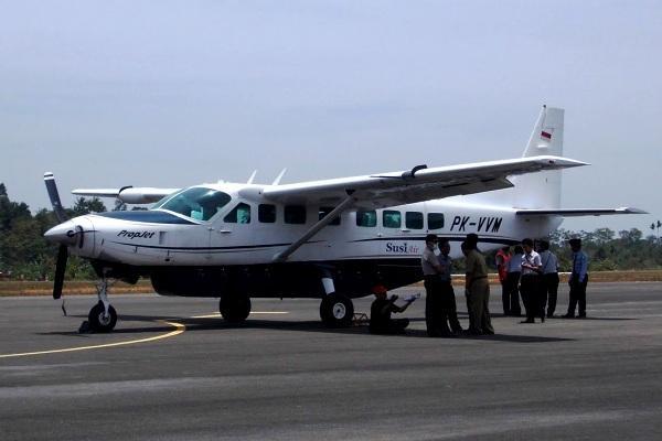 Dua Pesawat Susi Airlines Layani Lingga