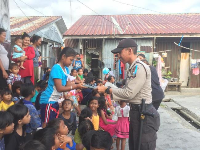 Siswa SPN Polda Kepri Diajarkan Peduli Masyarakat di Karimun