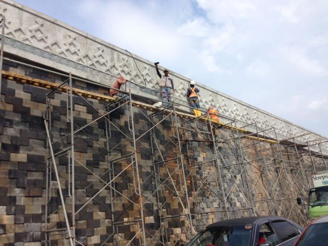 Foto-foto Penampakan Fly Over Simpang Jam yang Akan Diresmikan Presiden Jokowi