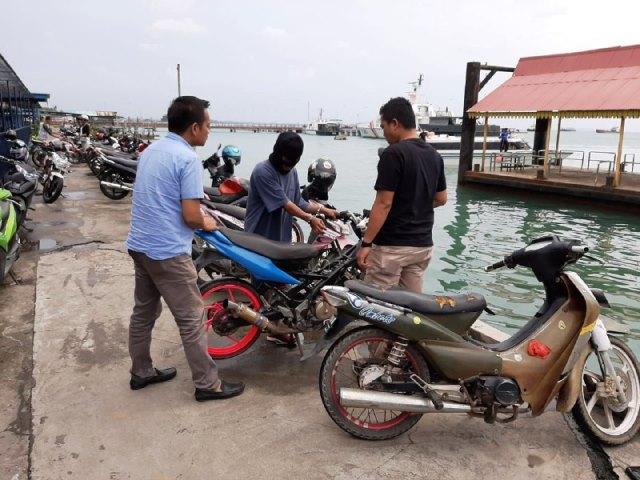 Remaja Maling Motor Ditangkap saat Nongkrong di Taman Seri Kuala Lobam