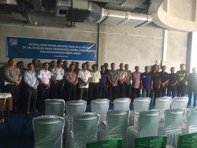 BRC Gandeng Satlantas dan Dishub Latih Sopir Bus Pariwisata Lagoi