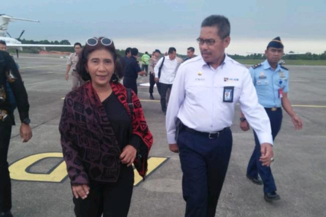 Menteri Susi Museumkan Dua Kapal Ilegal Fishing di Batam