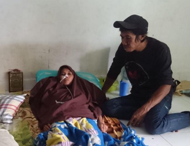 Nestapa Ibu Lima Anak Tak Mampu Berobat dari Cengkraman Disfagia