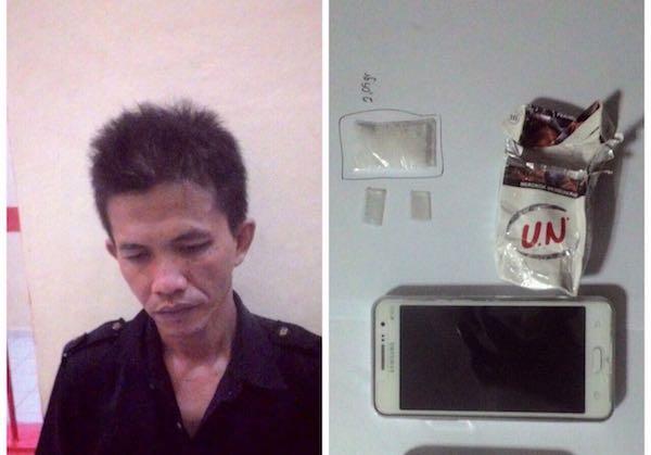 Sekuriti Diskotek Terciduk Jual Sabu