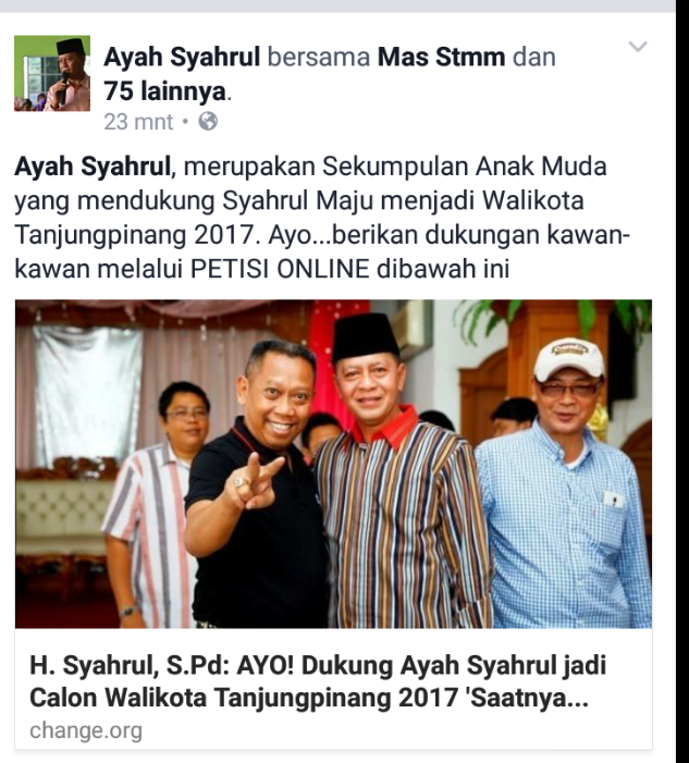 Bursa Calon Walikota Tanjungpinang Menghangat, Syahrul Dikabarkan Siap Lawan Lis Darmansyah