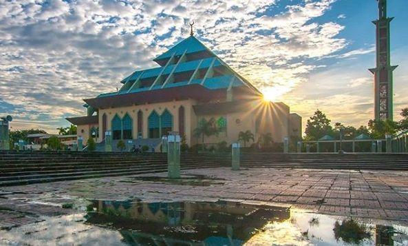 Persiapan Masjid Agung Batam Gelar Tarawih Perdana