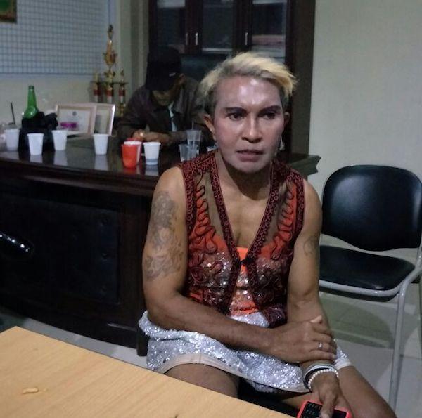 Waria Bertato Terjaring Razia Diduga Sedang Mangkal,  Ternyata Koki Kapal