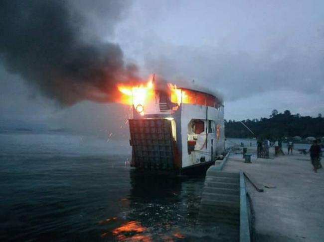 Ini Penyebab Terbakarnya Kapal Roro KMP Paray Rute Penarik-Jagoh