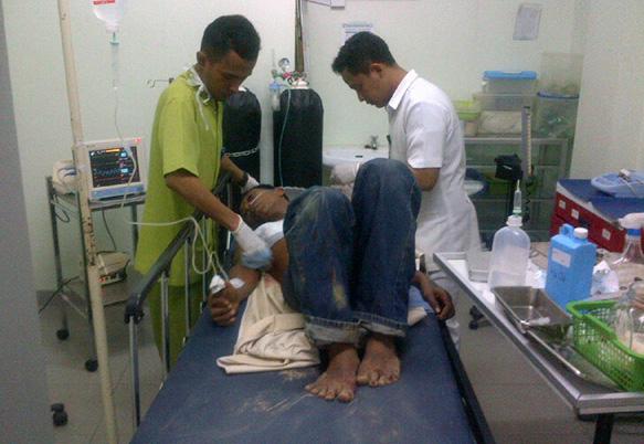 Pria Sekarat Ditikam 5 Tusukan di Melchem Batuampar