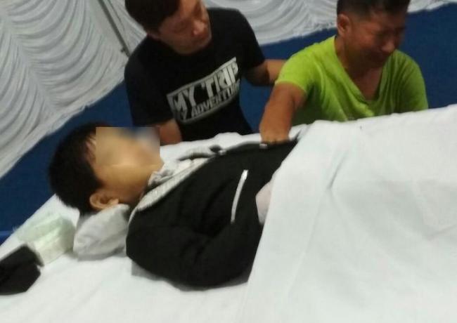 Begini Kondisi Bocah Kenrick Grant Saat Dibawa ke Klinik Harapan Utama