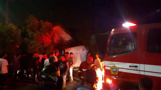 Sebuah Rumah Nyaris Ludes Terbakar di Karimun