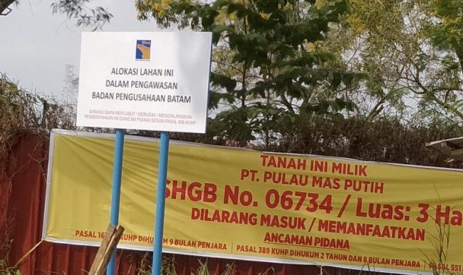 BP Batam Cabut Izin Lahan, Pemilik Lahan Kecewa Berat