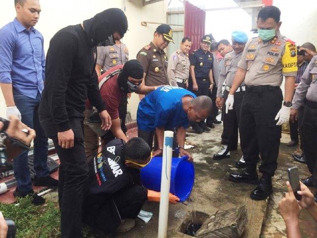 Sofian Termenung Sabu Miliknya Direbus Kapolres Karimun