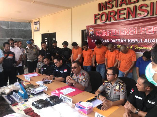 Polisi Tembak Mati Sindikat Narkoba Internasional di Sekupang