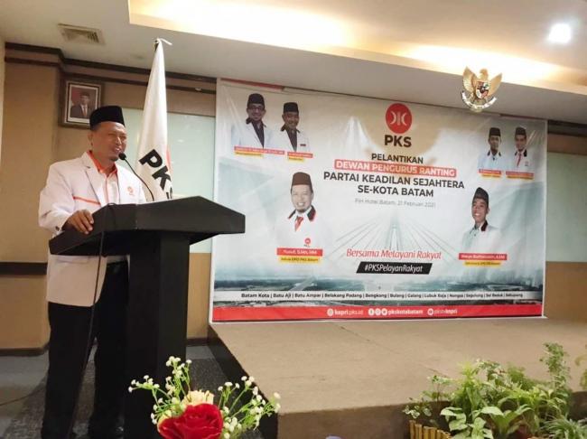 Pengurus PKS Kelurahan se-Kota Batam Resmi Dilantik