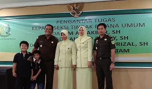 Kasi Pidum Kejari Batam Ali Akbar Pindah Tugas, Ini Penggantinya