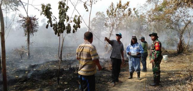 Asap Kebakaran Lahan Gambut di Kundur Ganggu Pernafasan Warga