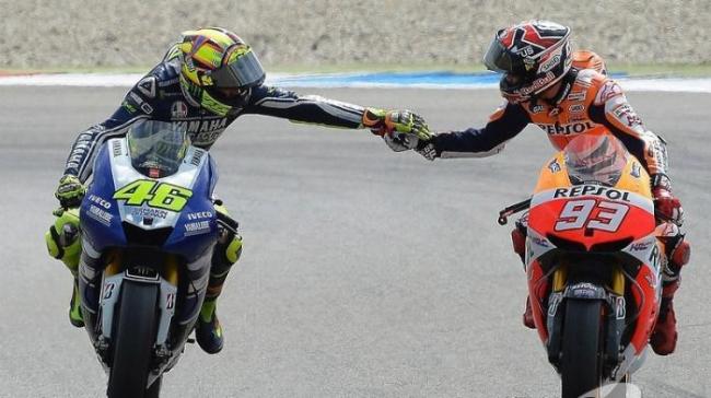 Hasil GP Aragon Membuat Rossi Akui Marquez Calon Kuat Juara 