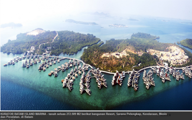 Harga Turun, Kawasan Resor Mewah Batam Ini Dilelang Rp 800 Miliar