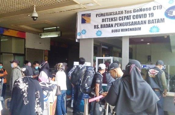 Belasan Ribu Warga Tinggalkan Batam Lewat Bandara Hang Nadim
