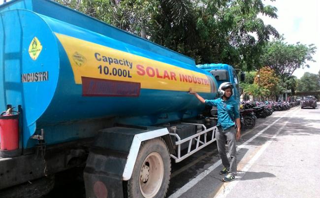 Satreskrim Tangkap Kapal dan Truk Penyeleweng Solar Subsidi di Sagulung