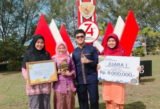 Mahasiswi STIE Raih Juara Pertama Lomba Karya Tulis Ilmiah Pemko Tanjungpinang
