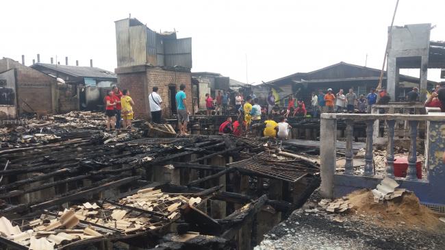 Kondisi Pasca Kebakaran di Tanjungpinang, Barang Tak Bisa Diselamatkan
