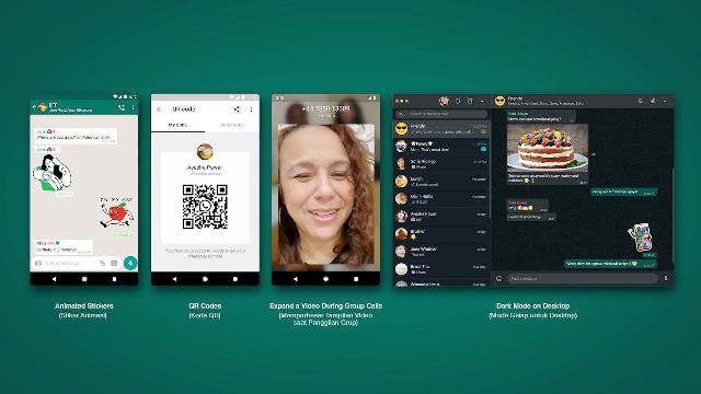 WhatsApp Segera Rilis Lima Fitur Terbaru: Stiker Animasi Hingga Kode QR