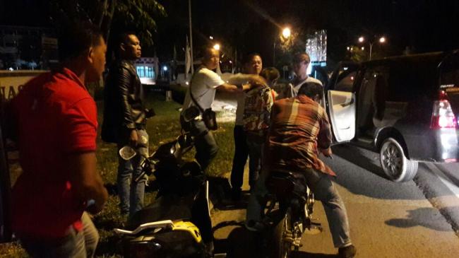 Pebalap Liar Kocar-kacir Dibubarkan Aparat Kodim 0316 Batam