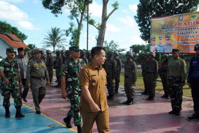 Wabup Lingga Buka Pradiksar Satpol PP dan Damkar di Mako Lanal Dabo