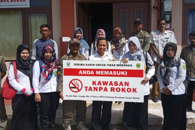Dinkes Ajak Satpol PP Pasang Plang Kawasan Tanpa Rokok