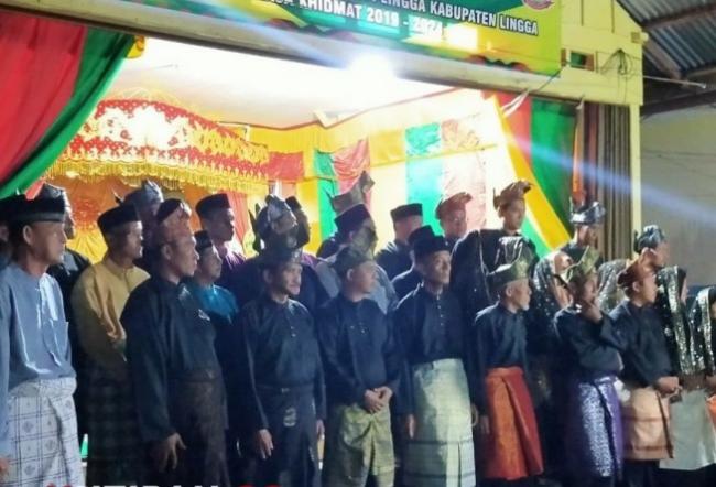 Lembaga Adat Melayu Desa Panggak Darat di Lingga Resmi Dikukuhkan