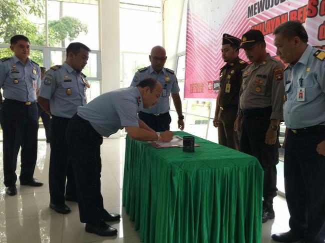 Imigrasi Tanjunguban Komitmen Jadikan Kantor Bebas dari Korupsi