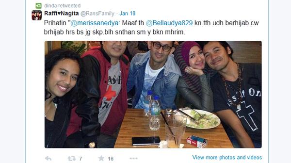 Berhijab, Laudya Cynthia Bella Dicibir Bersentuhan Bukan Muhrim