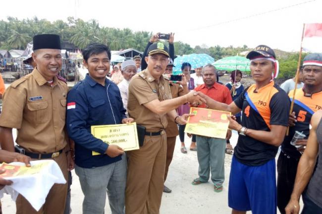 Camat Temiang di Lingga Ingin Festival Sampan Kajang Jadi Event Tahunan
