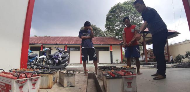 Ditangkap Polisi, Pencuri Aki ini Menangis Mengaku untuk Biaya Nikah