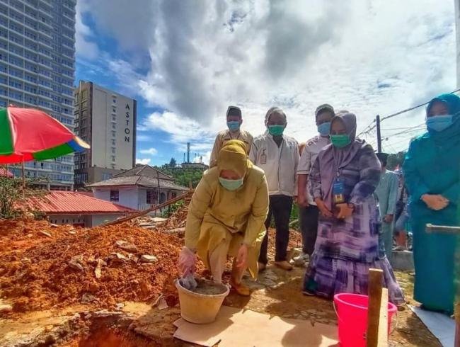 Peduli Wajah Generasi Masa Depan, Marlin Letakkan Batu Pertama Pos PAUD Terpadu