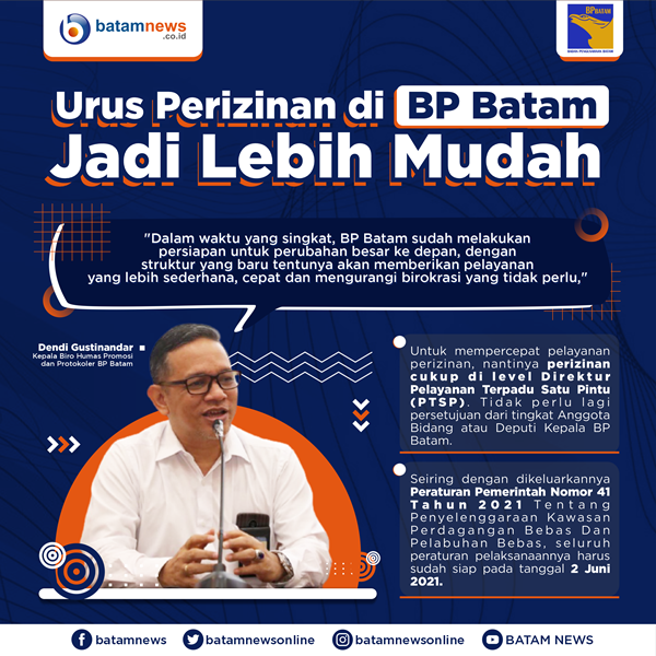 INFOGRAFIS: Urus Izin di BP Batam Kini Makin Mudah