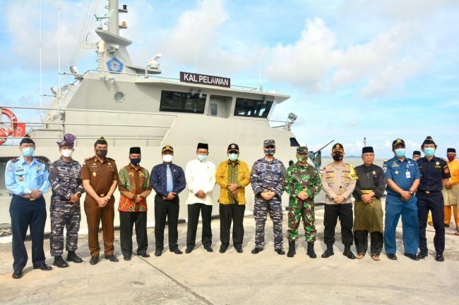 KAL Pelawan Perkuat Lanal Karimun Jaga Perbatasan