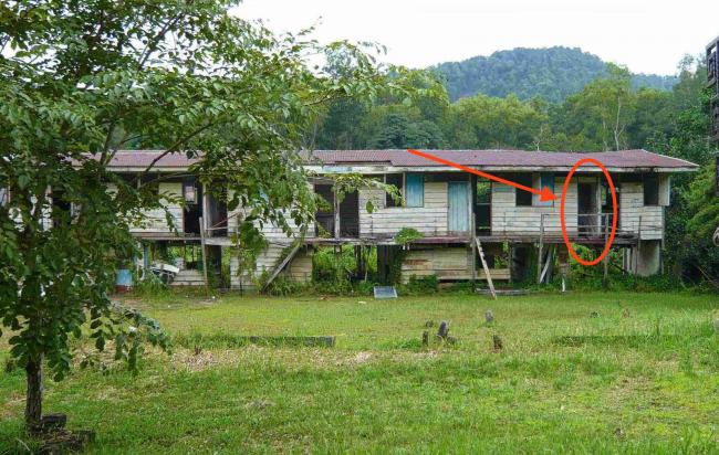 Penampakan Sosok Wanita Selonjoran di Eks Camp Vietnam Pulau Galang ini Bikin Heboh