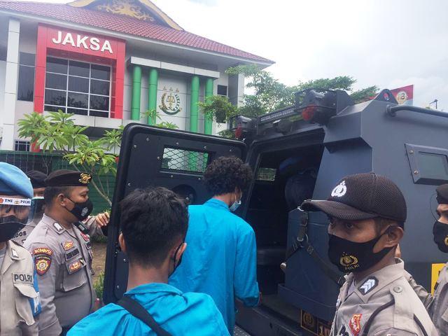 Alasan Polisi Bubarkan Demo Mahasiswa di Kejari Tanjungpinang