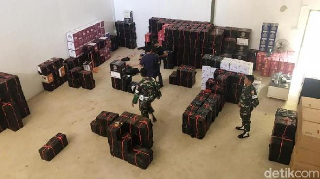 Siapa A Pemilik Gudang Mikol dan Rokok yang Digerebek Bea Cukai dan Dikawal TNI 